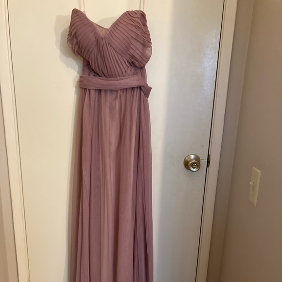 Birdy Grey | Sandy Mauve | Bridesmaid |Tulle Convertible Dress - Picture 3 of 10